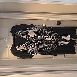 Size 18. Black and beige dress.  Adrianna Papell.  NWT